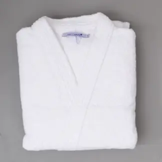 BATA DE BAÑO ARCOIRIS BLANCA L al XL