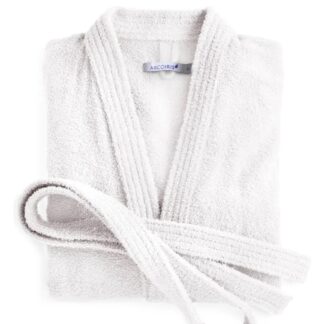 BATA DE BAÑO ARCOIRIS BLANCA XXL