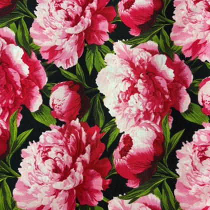 MECANICA ESTAMPADA FLORES ROSA 1.50