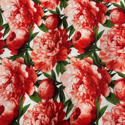 MECANICA ESTAMPADA FLORES CORAL 1.50