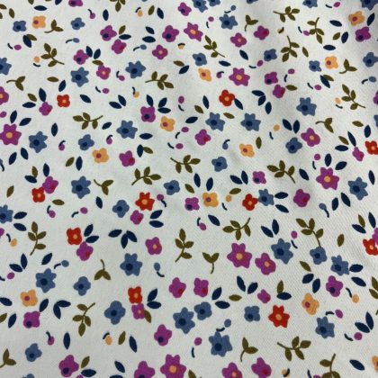 MIXEL ESTAMPADO FLORES VIOLETA 1.50