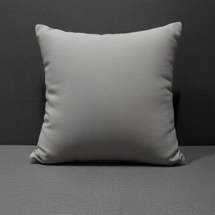 FUNDA DE ALMOHADON TUSOR GRIS ELEFANTE 45 x 45 CM