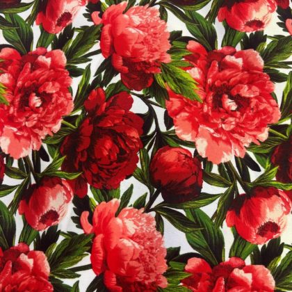 MECANICA ESTAMPADA FLORES CORAL 1.50