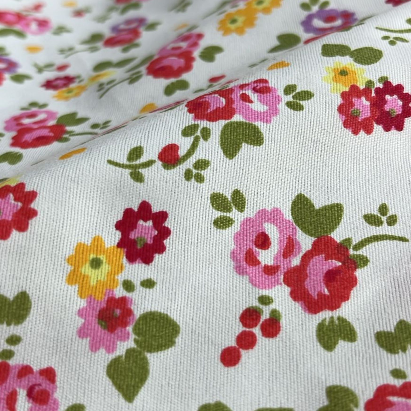MIXEL ESTAMPADO FLORES ROSA 1.50 - Imagen 2
