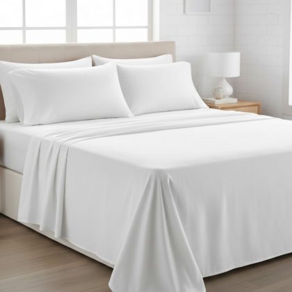 JUEGO DE SABANAS PERCAL KING 200H 1.80 x 2 ALTO 0.30