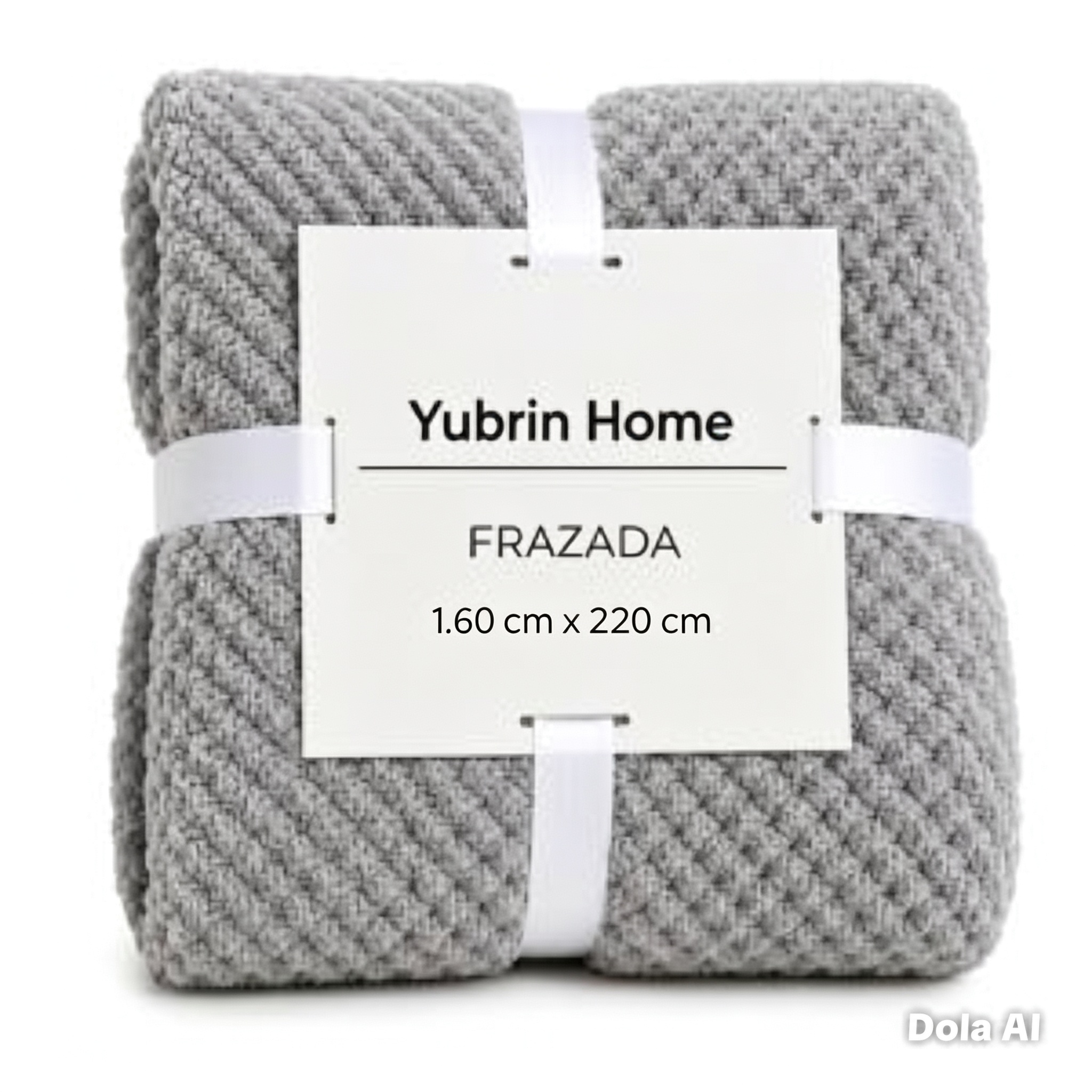 FRAZADA OSLO FLANNEL LISA CON CORDERITO GRIS 1.60 x 2.20