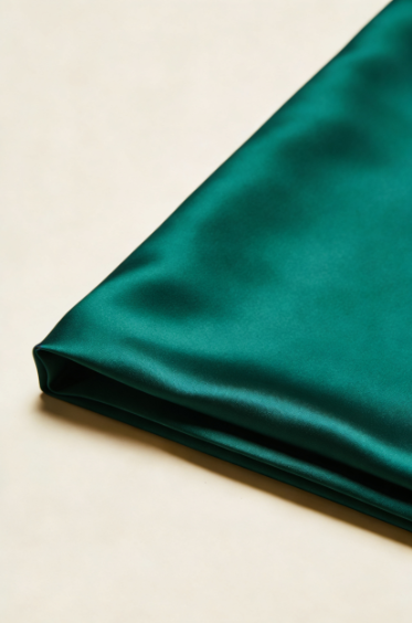 SATEN C/SPANDEX VERDE ESMERALDA 1.50