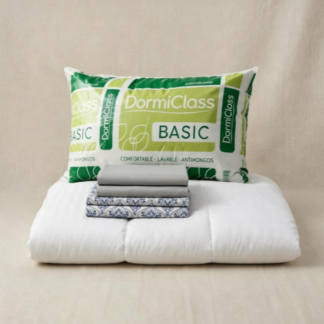 COMBO TWIN - ACOLCHADO PREMIUM, ALMOHADA Y SÁBANAS