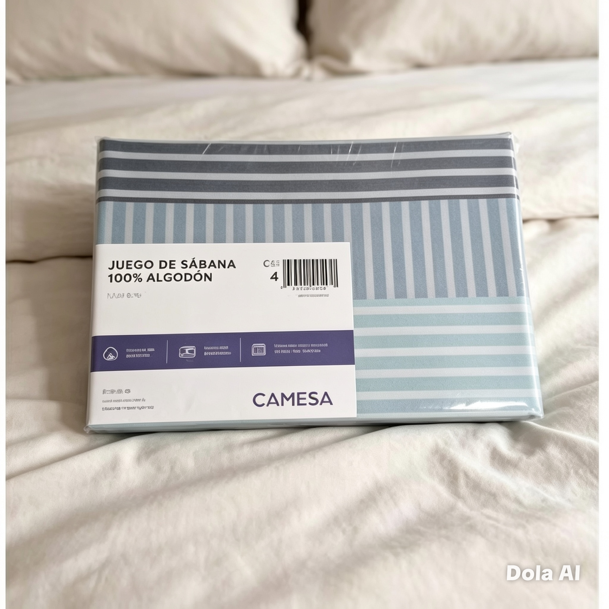JGO. SABANAS MICRO COTTON QUEEN CUADRO VERDE
